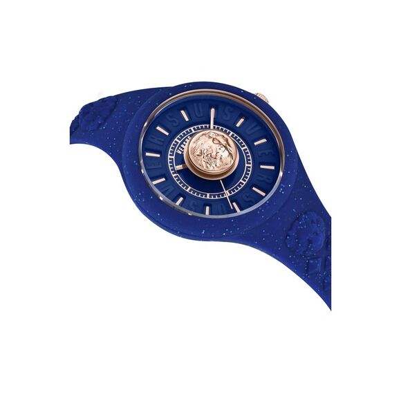 Versus Versace Fire Island Lion Gli Strap Watch Blue Womens - Picture 3 of 5